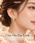 Style 13 – Elegant Rose Gold Tone Square Stud Earrings